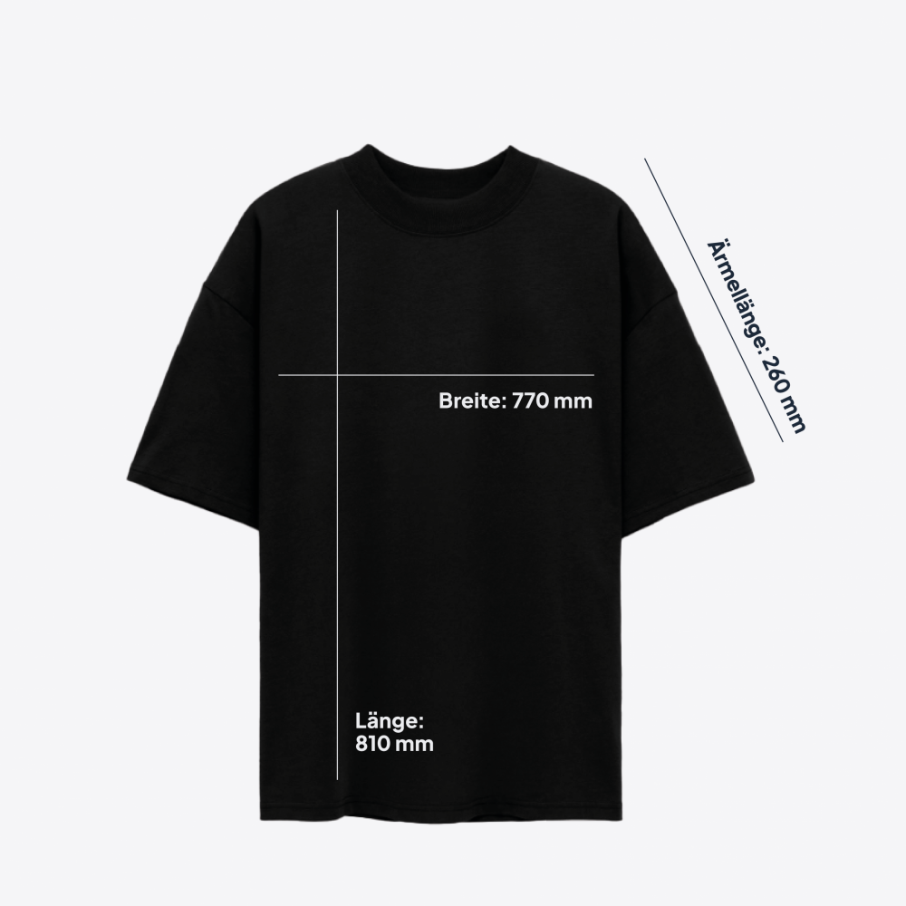 cmd + z · Oversized Unisex Shirt · schwarz