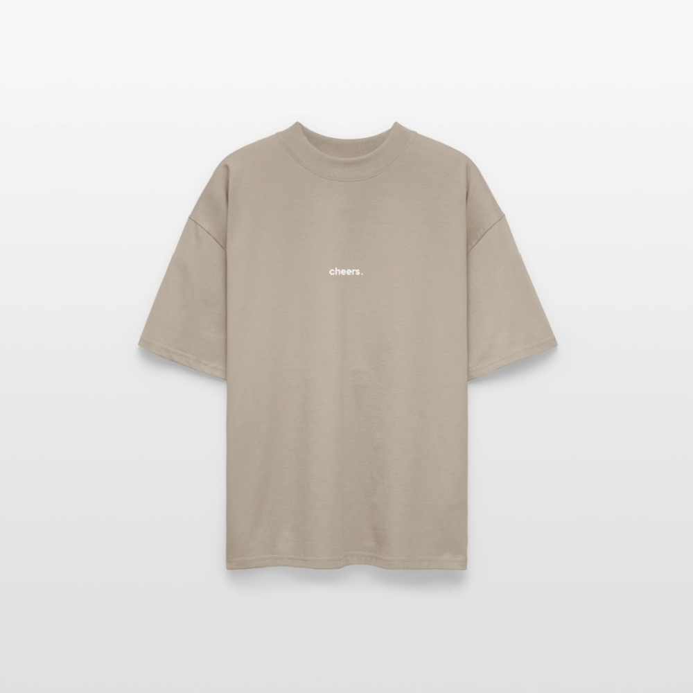 cheers · Oversized Unisex Shirt · steingrau