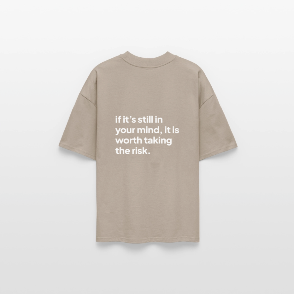 IN YOUR MIND · Oversized Unisex Shirt · steingrau
