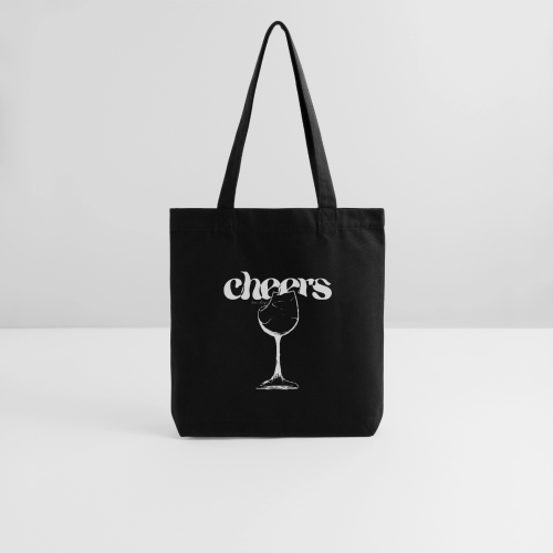 Broken Glass 🍸 recycelter Heavyweight Stoffbeutel · schwarz