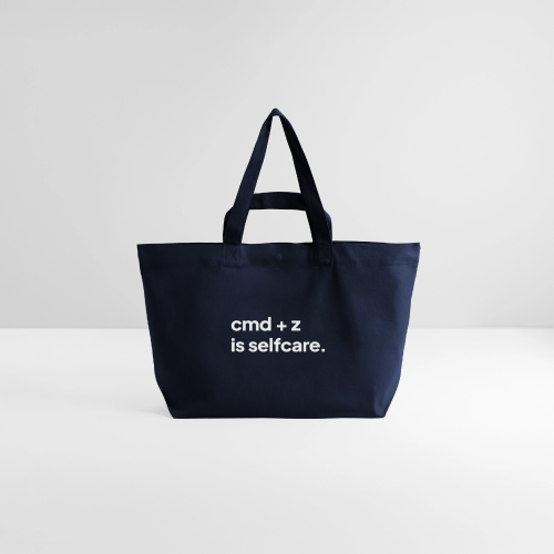 cmd + z · Shopping Bag · navy