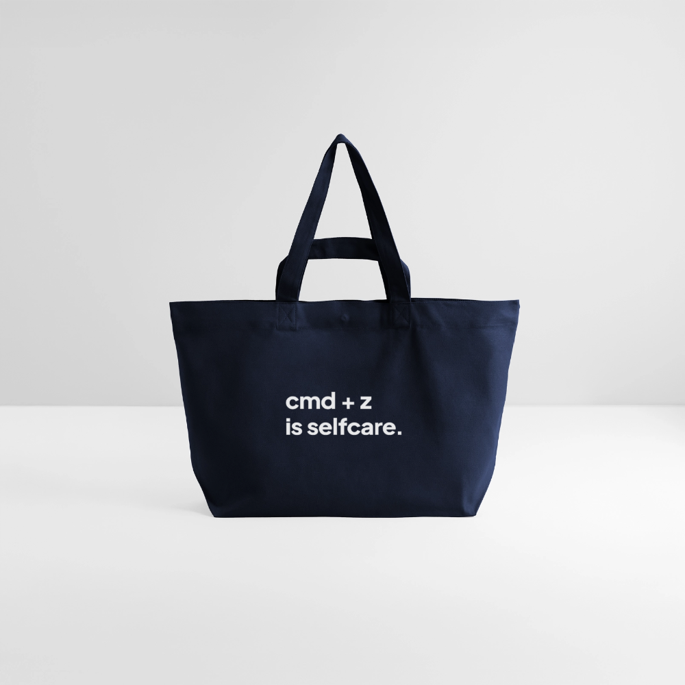 cmd + z · Shopping Bag · navy